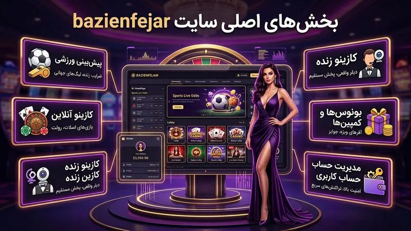 آشنایی با بخش های اصلی bazienfejar