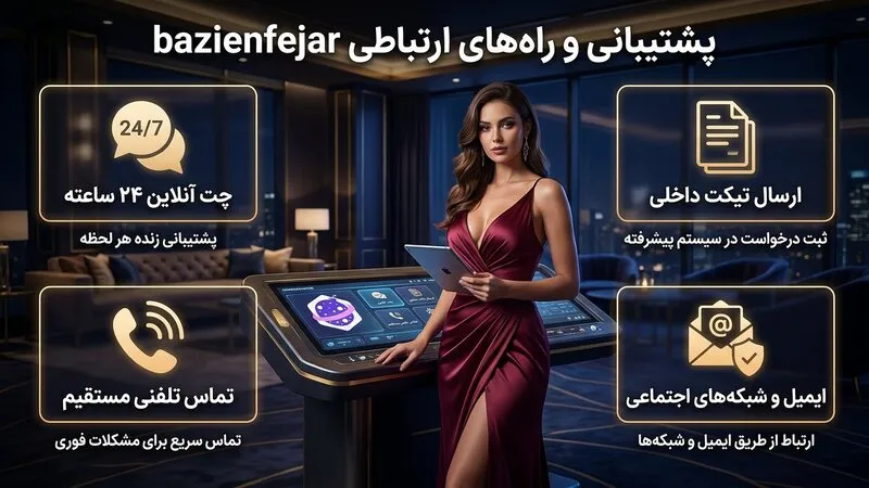 پشتیبانی bazienfejar برای هر مشکل