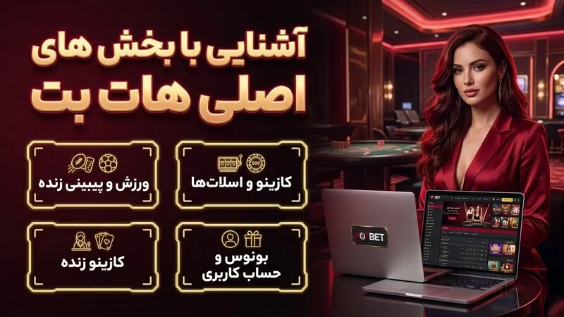آشنایی با بخش های اصلی هات بت