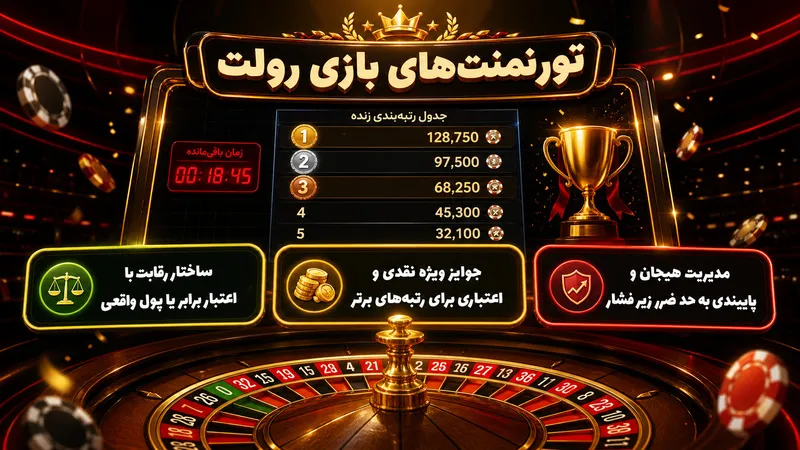 تورنمنت های بازی رولت چگونه هستند؟